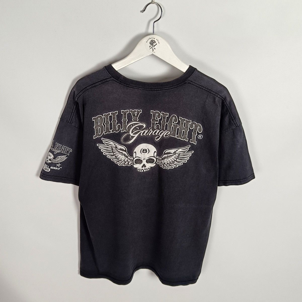 Vintage Vintage 00s Billy Eight Hot Racer Bad Rod Washed tee OG y2k Size US L / EU 52-54 / 3 - 2 Thumbnail