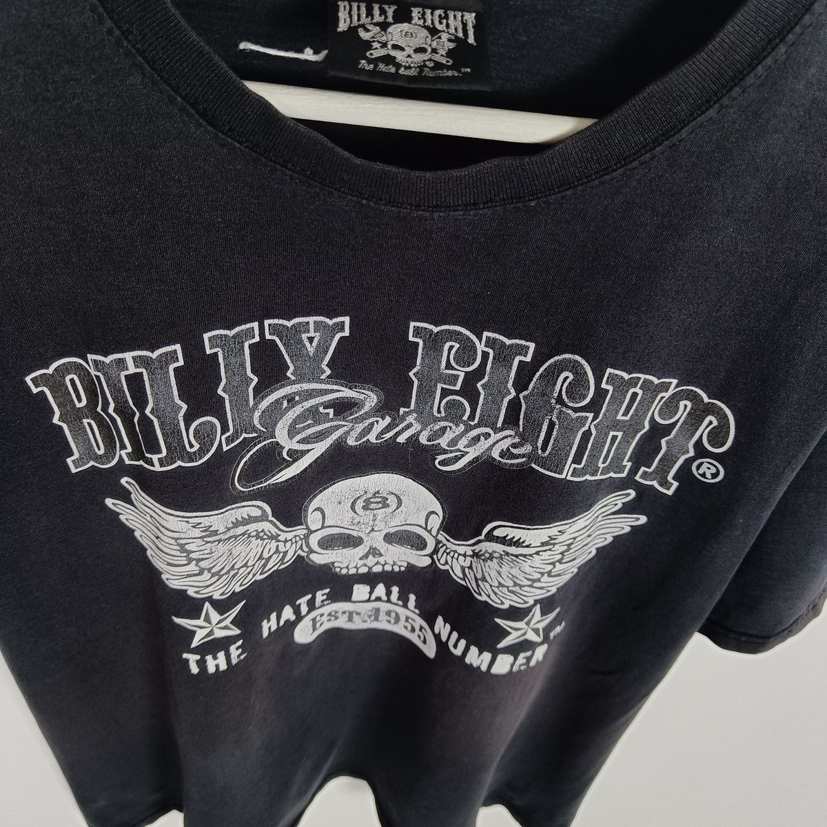 Vintage Vintage 00s Billy Eight Hot Racer Bad Rod Washed tee OG y2k Size US L / EU 52-54 / 3 - 6 Thumbnail