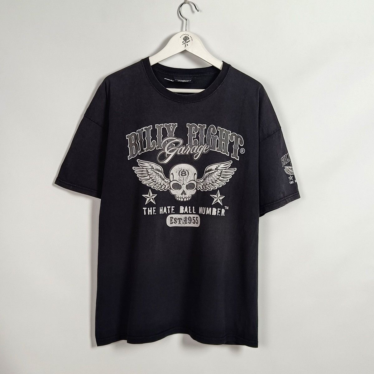 Vintage Vintage 00s Billy Eight Hot Racer Bad Rod Washed tee OG y2k Size US L / EU 52-54 / 3 - 1 Thumbnail