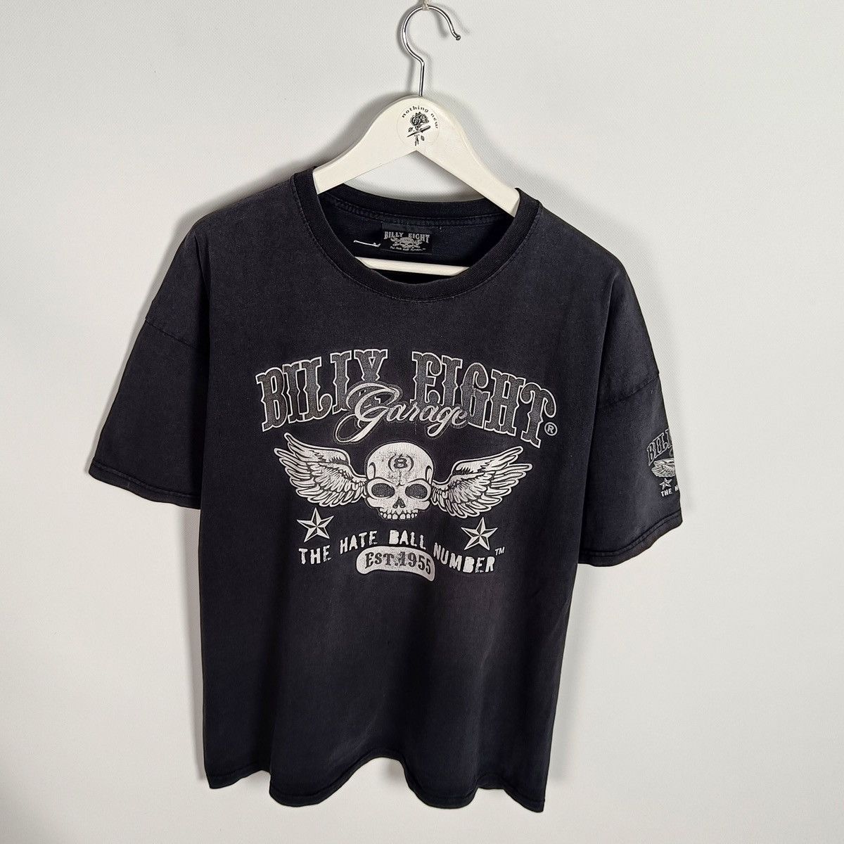 Vintage Vintage 00s Billy Eight Hot Racer Bad Rod Washed tee OG y2k Size US L / EU 52-54 / 3 - 3 Thumbnail