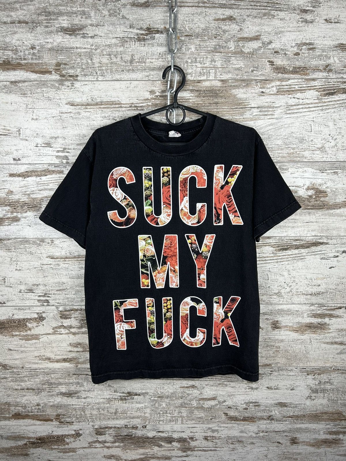 Vintage Mens Vintage Suck my fuck T-shirt tee streetwear Humor y2k Size US M / EU 48-50 / 2 - 2 Thumbnail