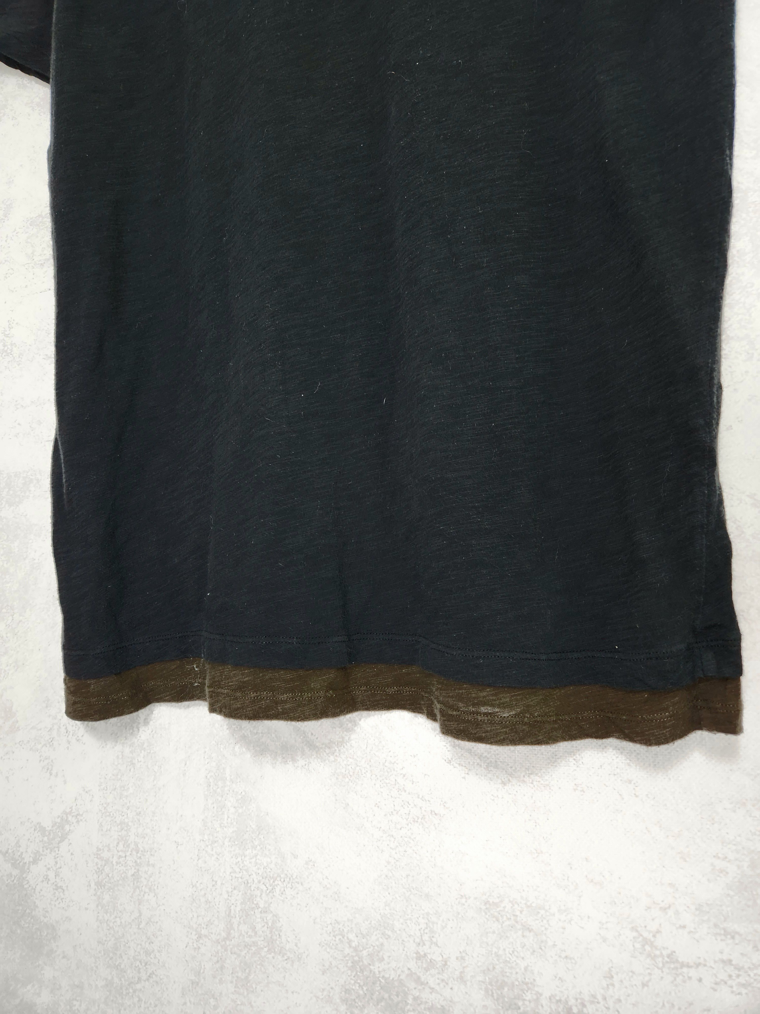 Neil Barrett Neil barrett Black Contrast Hem T-Shirt Size US M / EU 48-50 / 2 - 3 Thumbnail