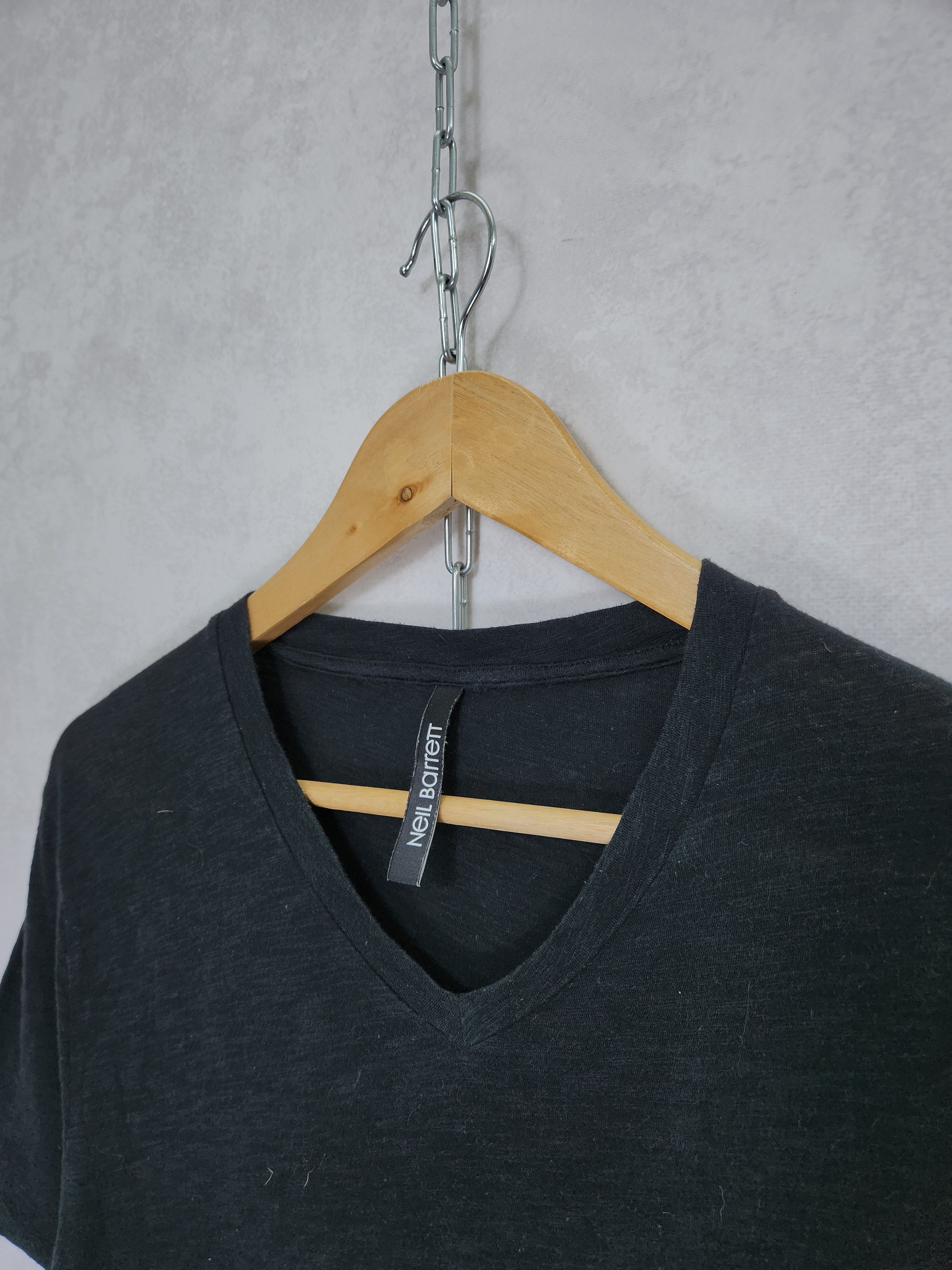 Neil Barrett Neil barrett Black Contrast Hem T-Shirt Size US M / EU 48-50 / 2 - 5 Thumbnail