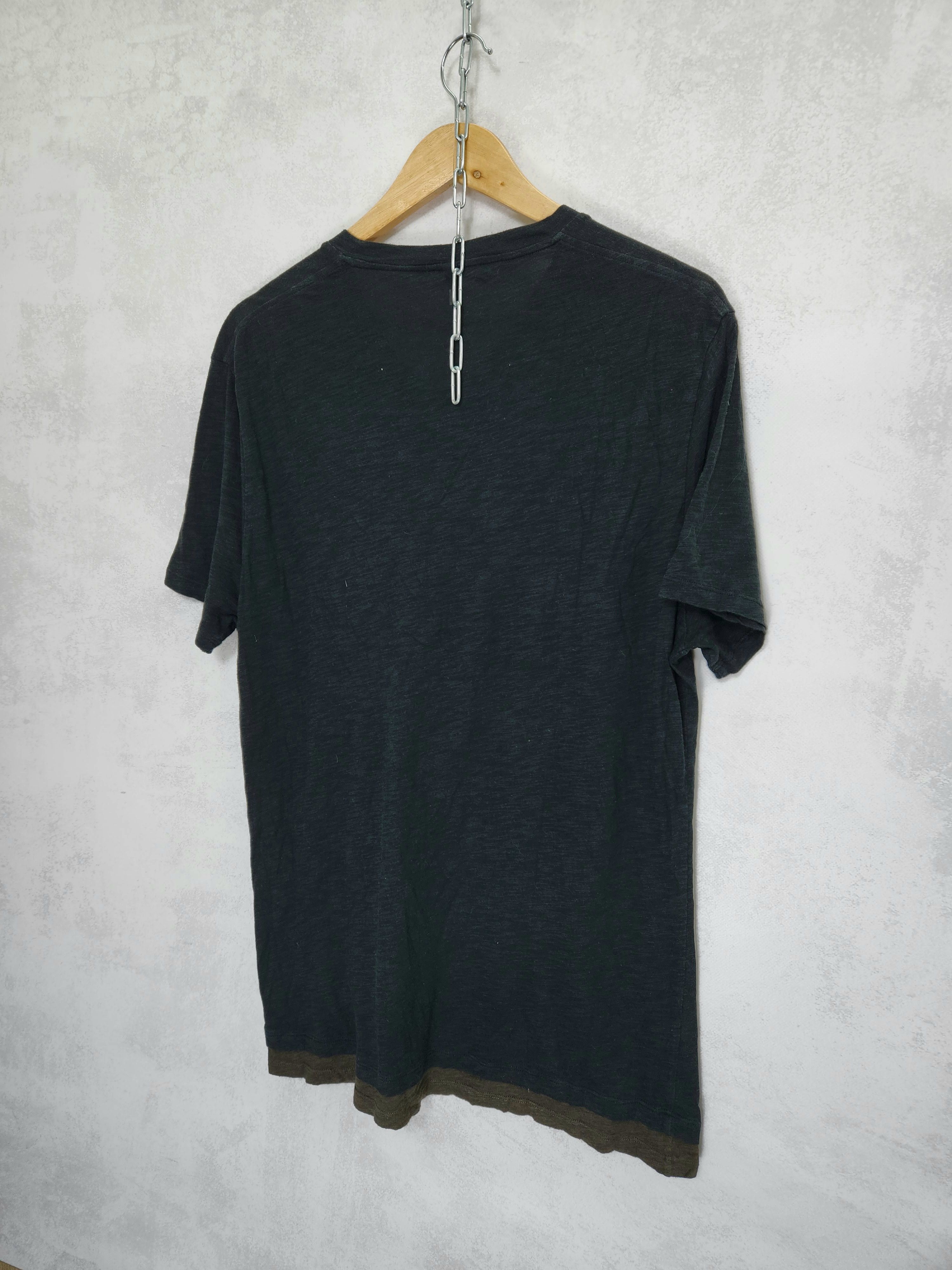 Neil Barrett Neil barrett Black Contrast Hem T-Shirt Size US M / EU 48-50 / 2 - 7 Thumbnail