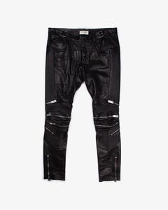 Saint Laurent Leather Biker Pants