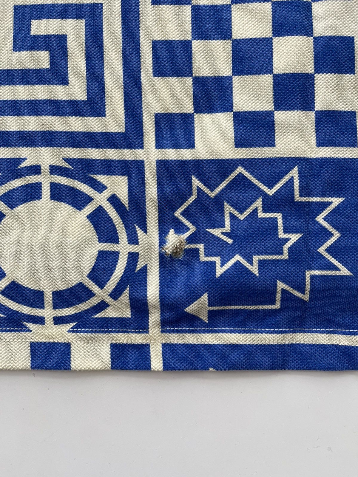 PACCBET Rassvet Blue & Beige Logo Pattern Polo Size US XL / EU 56 / 4 - 4 Thumbnail