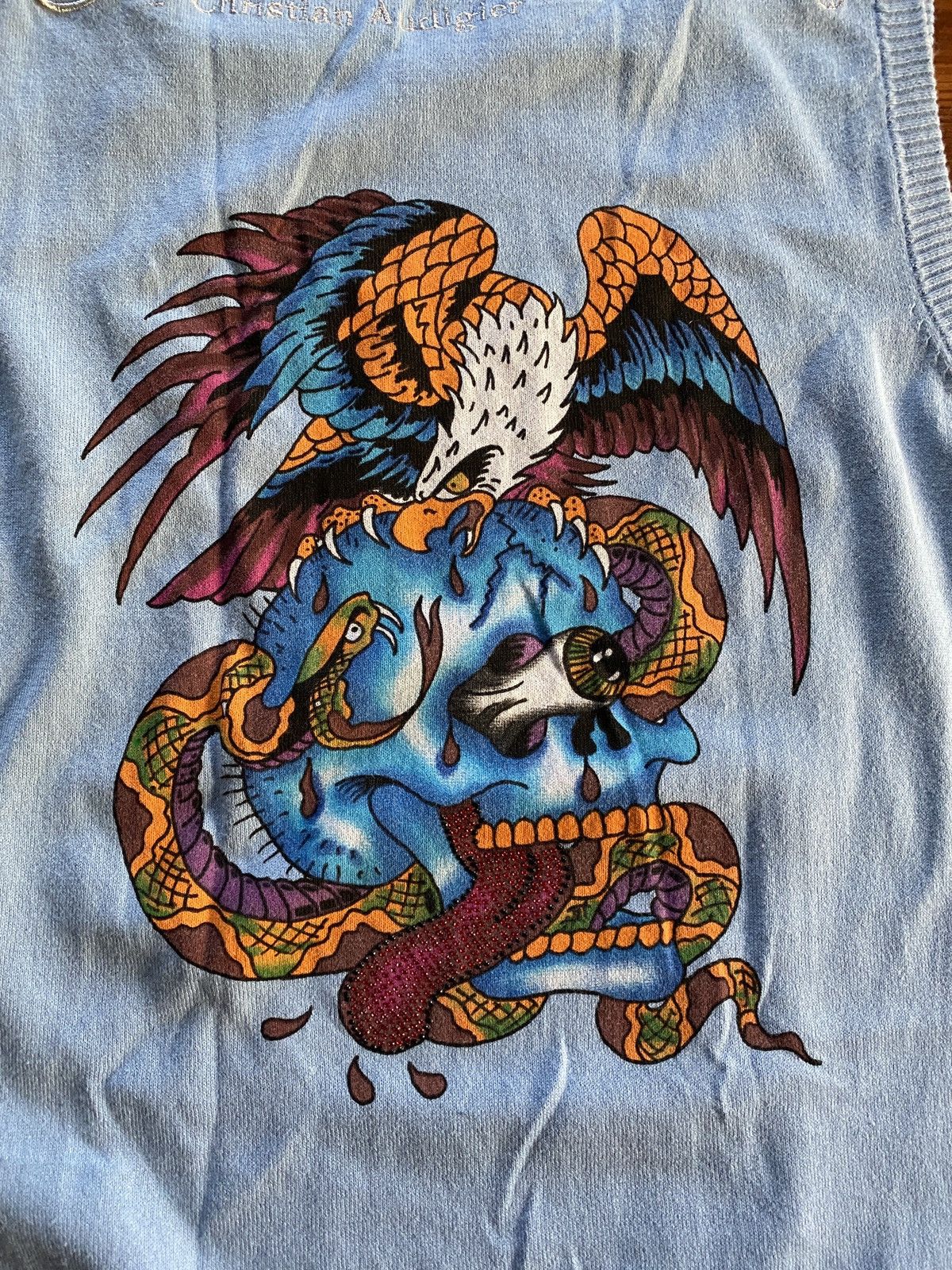 Ed Hardy Vintage NWT Y2K’s Ed Hardy Double Side Pullover Sweater Vest Size US XL / EU 56 / 4 - 4 Thumbnail