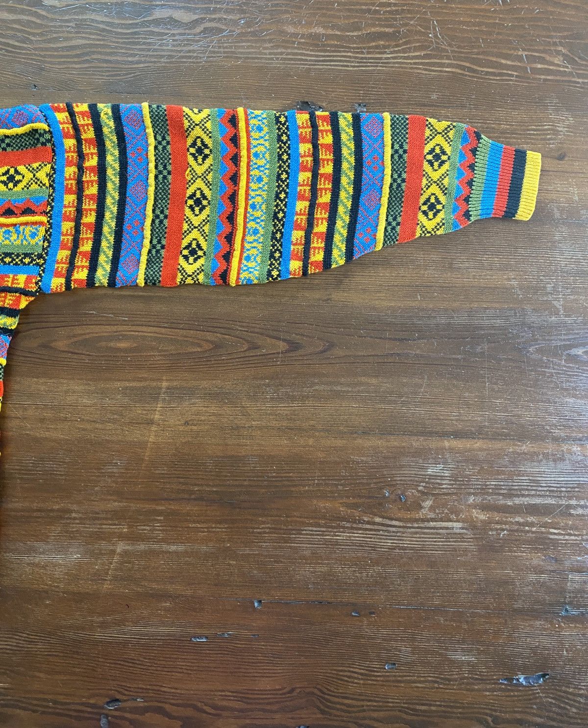 Vintage Vintage 90’s Tony Lambert 3D Knit Coogi Style Sweater Size US XL / EU 56 / 4 - 7 Thumbnail