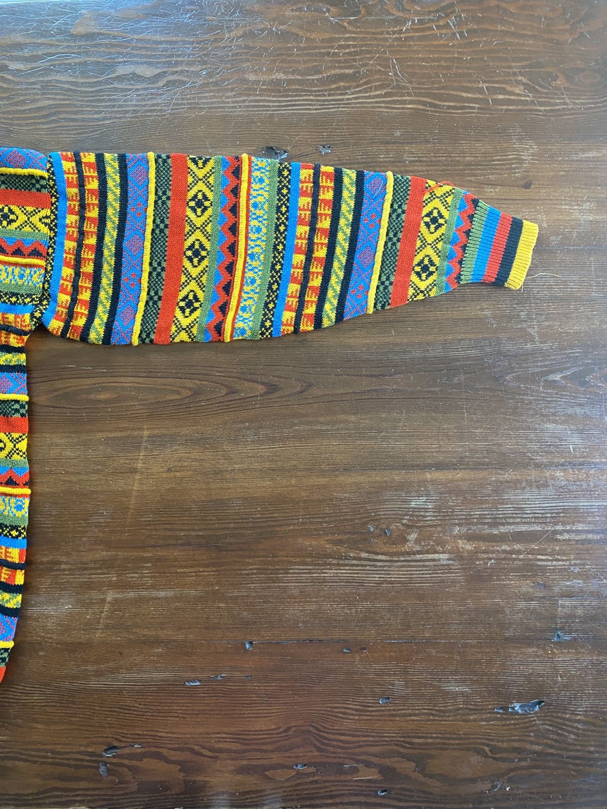 Vintage Vintage 90’s Tony Lambert 3D Knit Coogi Style Sweater Size US XL / EU 56 / 4 - 11 Thumbnail