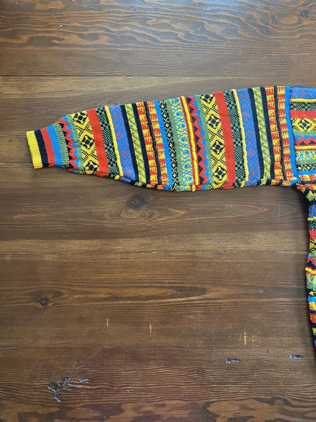 Vintage Vintage 90’s Tony Lambert 3D Knit Coogi Style Sweater Size US XL / EU 56 / 4 - 14 Thumbnail