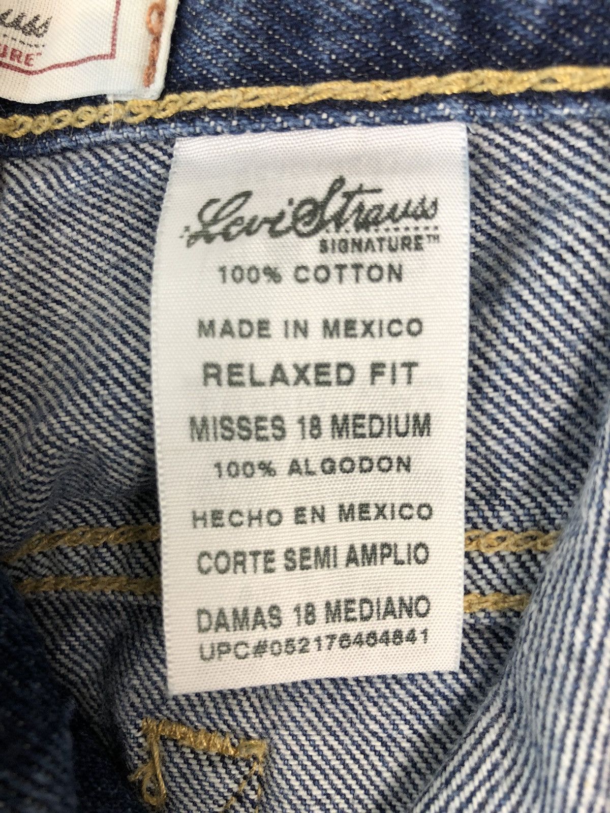 Jean × Levi's Vintage Clothing × Vintage Vintage 90’s Levi Strauss Signature Relaxed Fit Size US 36 / EU 52 - 12 Thumbnail