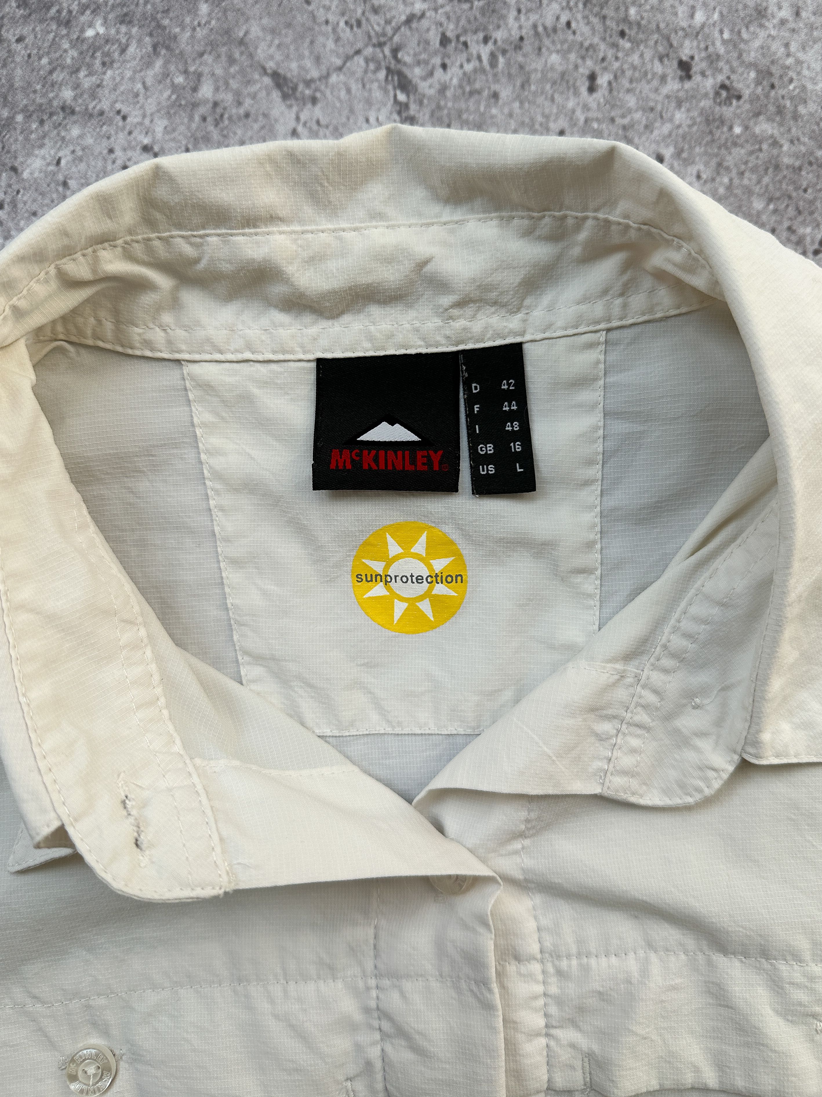 McKinlays McKinley Outdoor Hiking Shirt Size L / US 10 / IT 46 - 3 Thumbnail