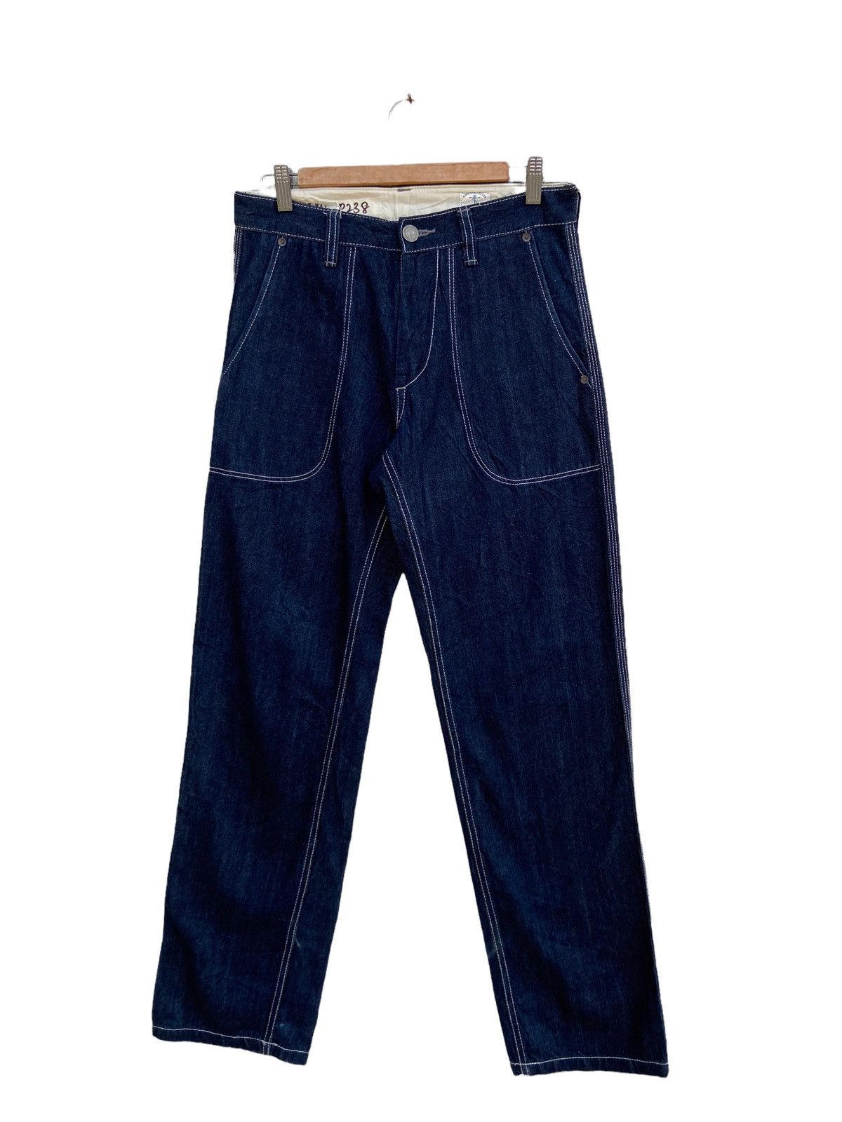 Japanese Brand × URBAN RESEARCH DOORS ANCHOR HOUSE CARPENTER SOFT DENIM Size US 30 / EU 46 - 1 Thumbnail