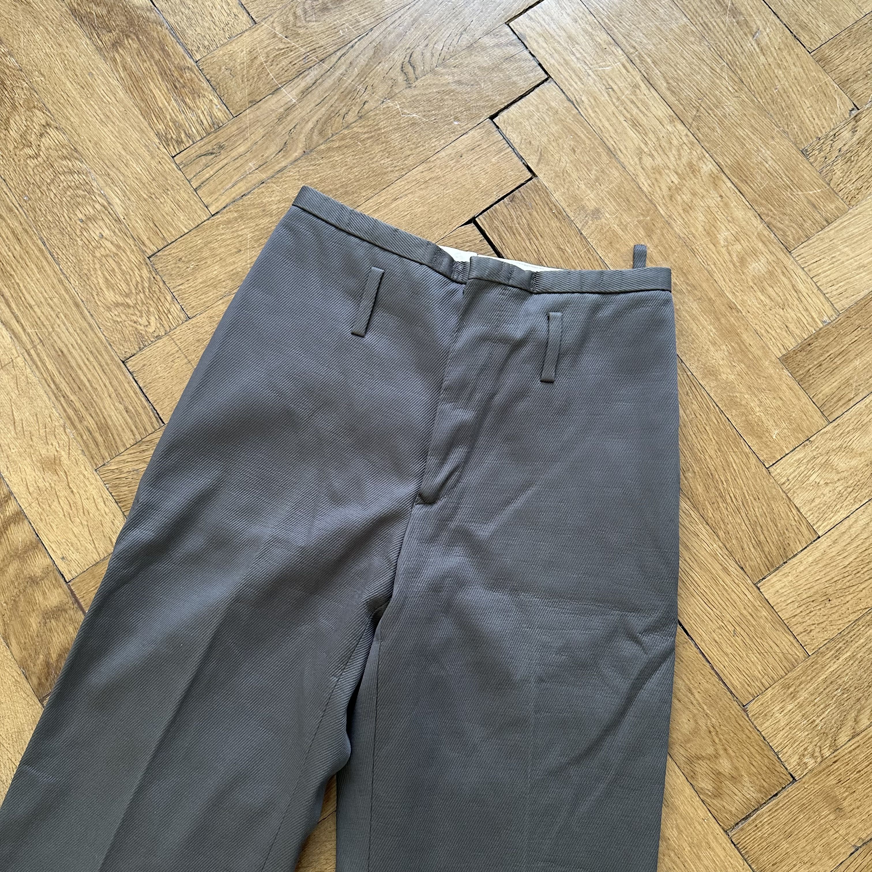 Carol Christian Poell AW97 Rubberized High Waist Denim Pants Size US 30 / EU 46 - 4 Thumbnail