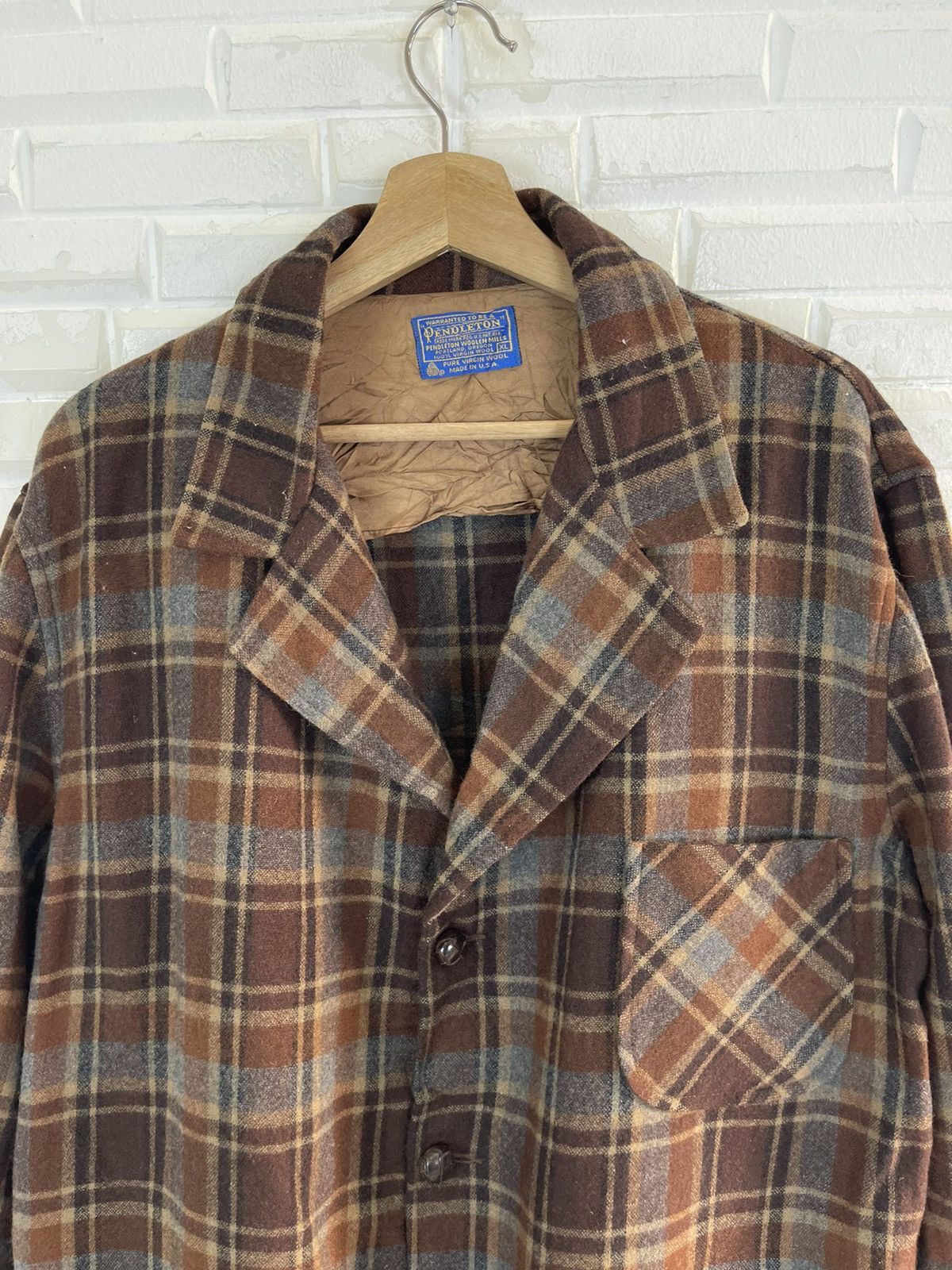 Pendleton Vintage PENDLETON Woolen Mills Tartan Flannel Shirt Size US XL / EU 56 / 4 - 2 Thumbnail