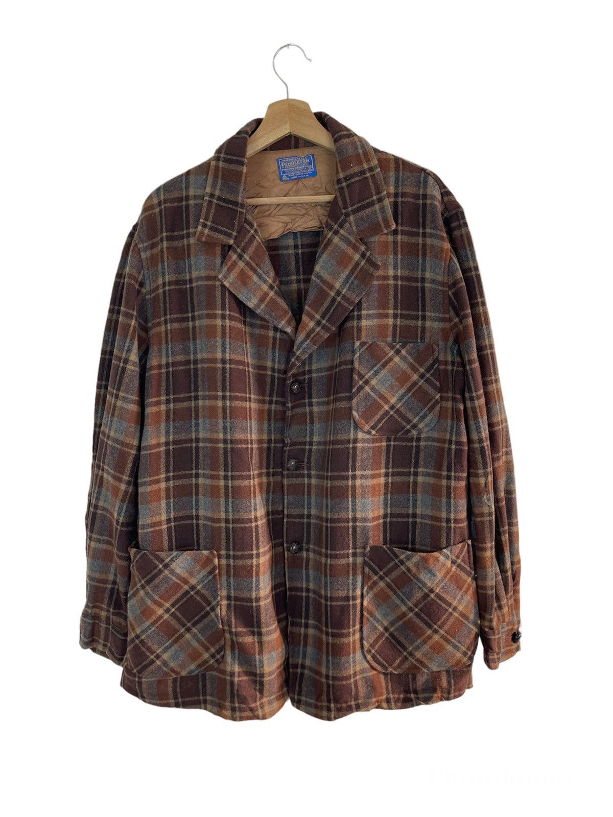 Pendleton Vintage PENDLETON Woolen Mills Tartan Flannel Shirt Size US XL / EU 56 / 4 - 1 Thumbnail