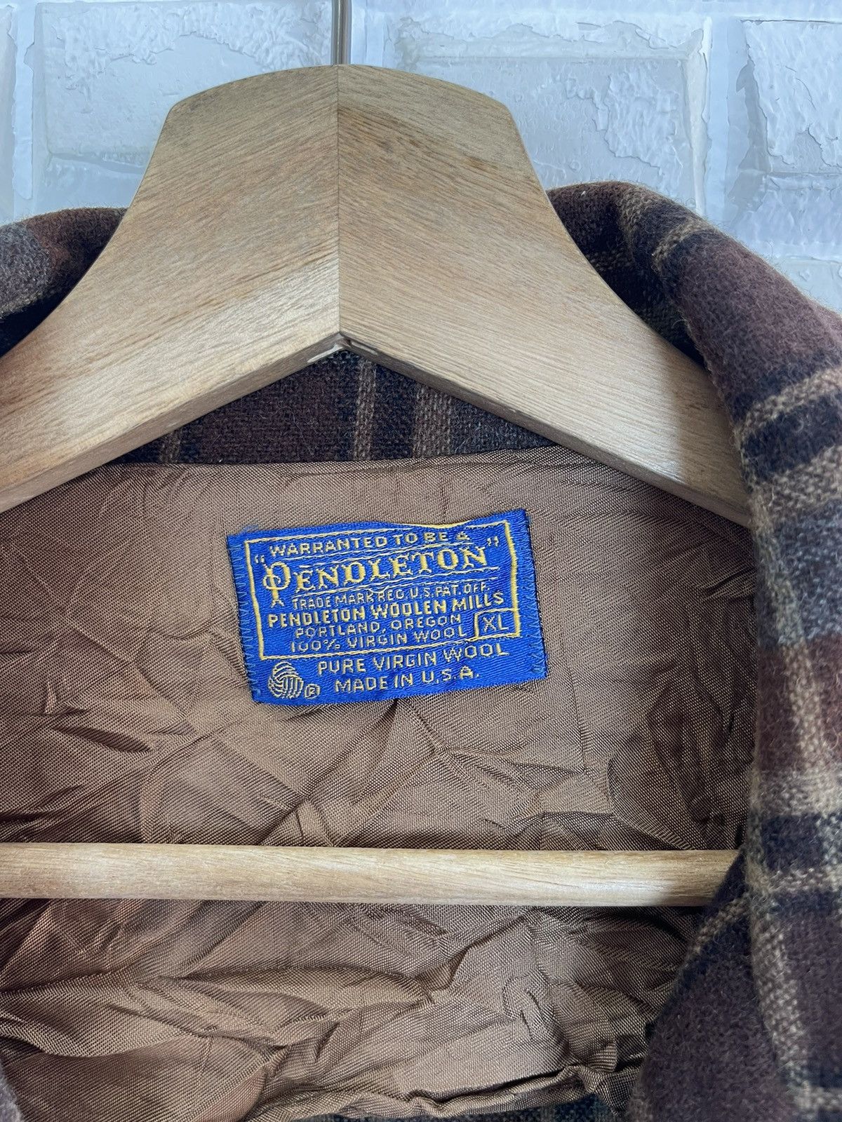 Pendleton Vintage PENDLETON Woolen Mills Tartan Flannel Shirt Size US XL / EU 56 / 4 - 4 Thumbnail