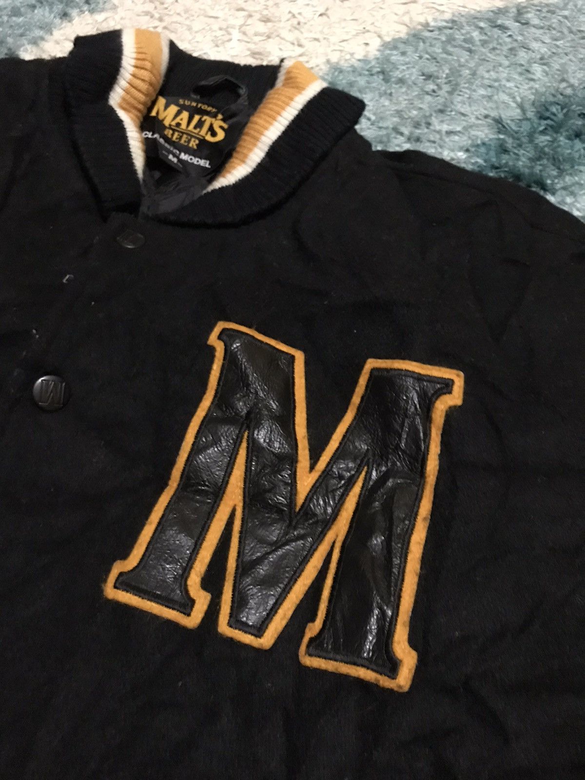 Vintage Malt’s football wool Varsity jacket Size US M / EU 48-50 / 2 - 5 Thumbnail