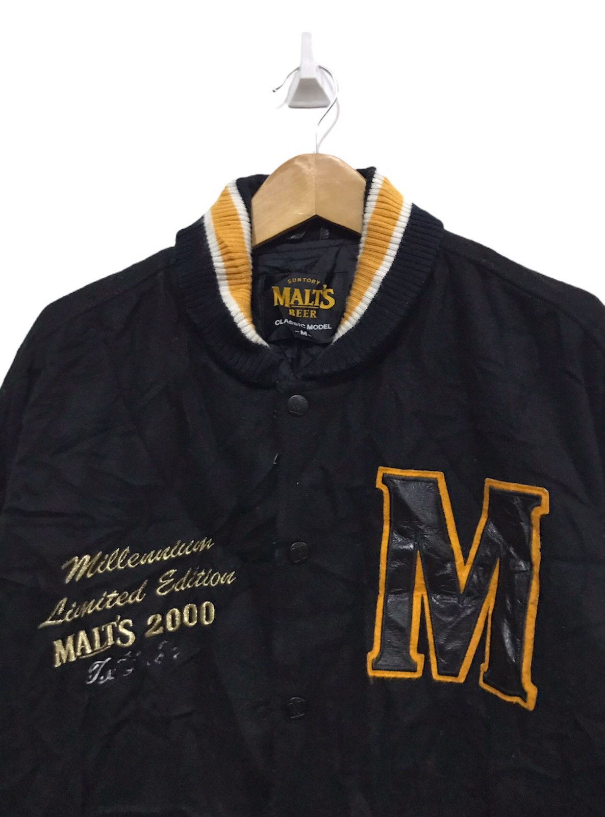 Vintage Malt’s football wool Varsity jacket Size US M / EU 48-50 / 2 - 3 Thumbnail