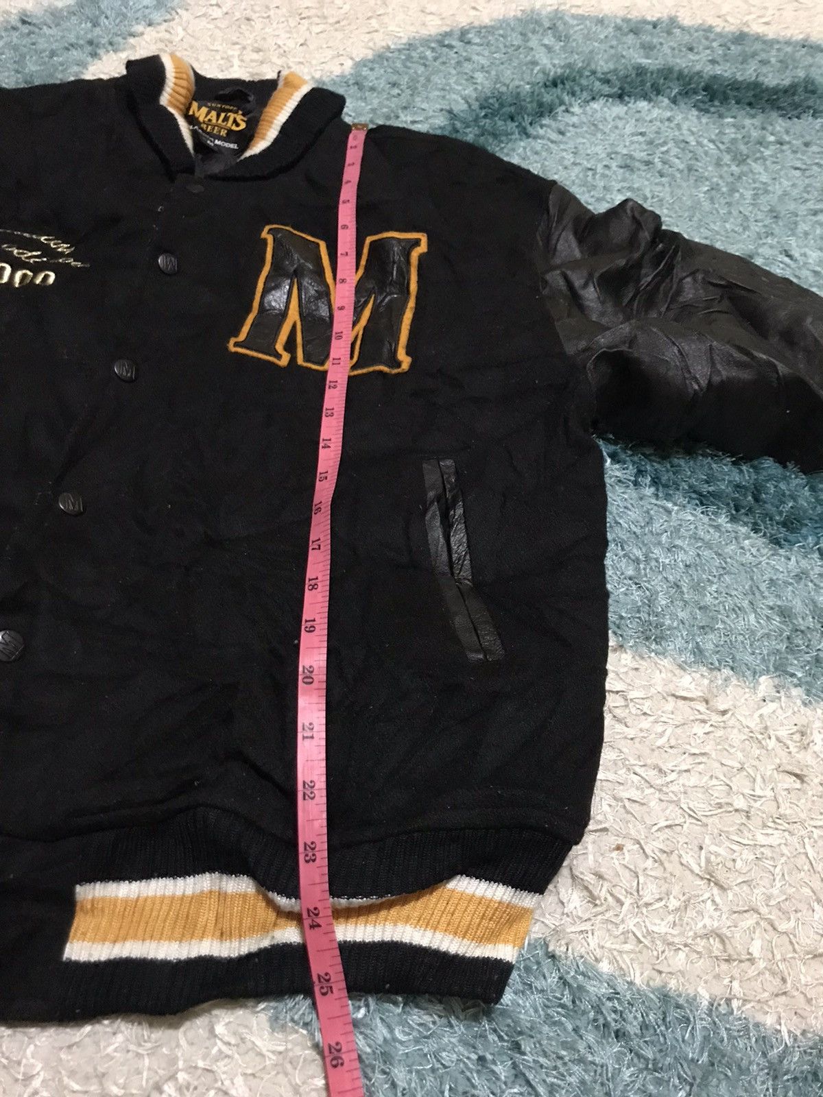 Vintage Malt’s football wool Varsity jacket Size US M / EU 48-50 / 2 - 8 Thumbnail