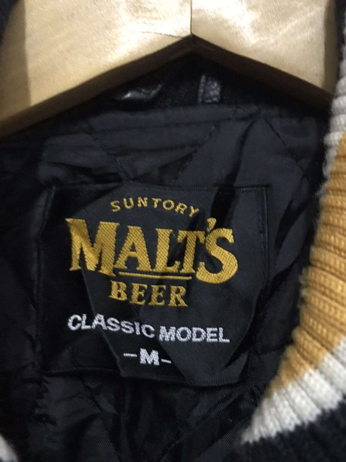 Vintage Malt’s football wool Varsity jacket Size US M / EU 48-50 / 2 - 2 Thumbnail