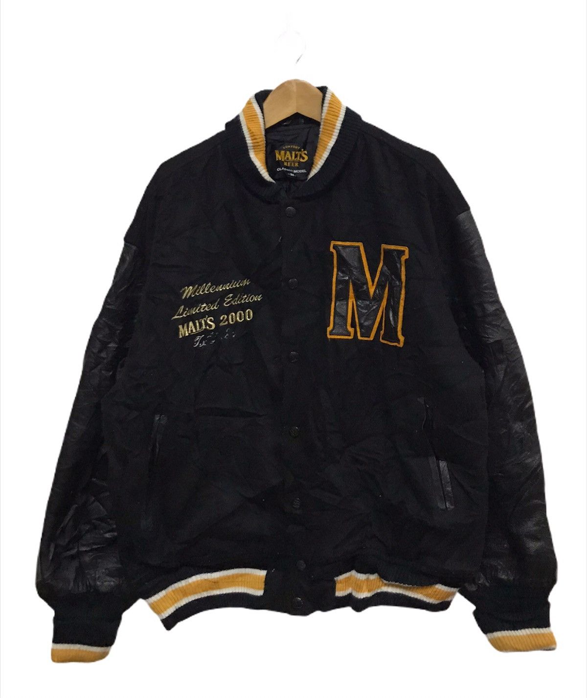 Vintage Malt’s football wool Varsity jacket Size US M / EU 48-50 / 2 - 1 Thumbnail