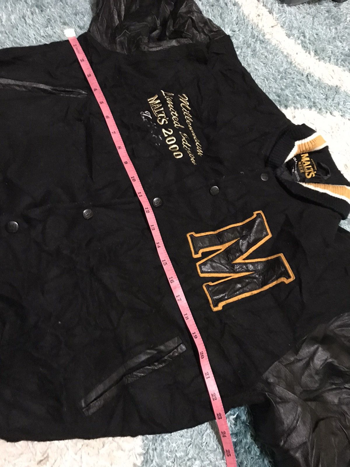 Vintage Malt’s football wool Varsity jacket Size US M / EU 48-50 / 2 - 7 Thumbnail