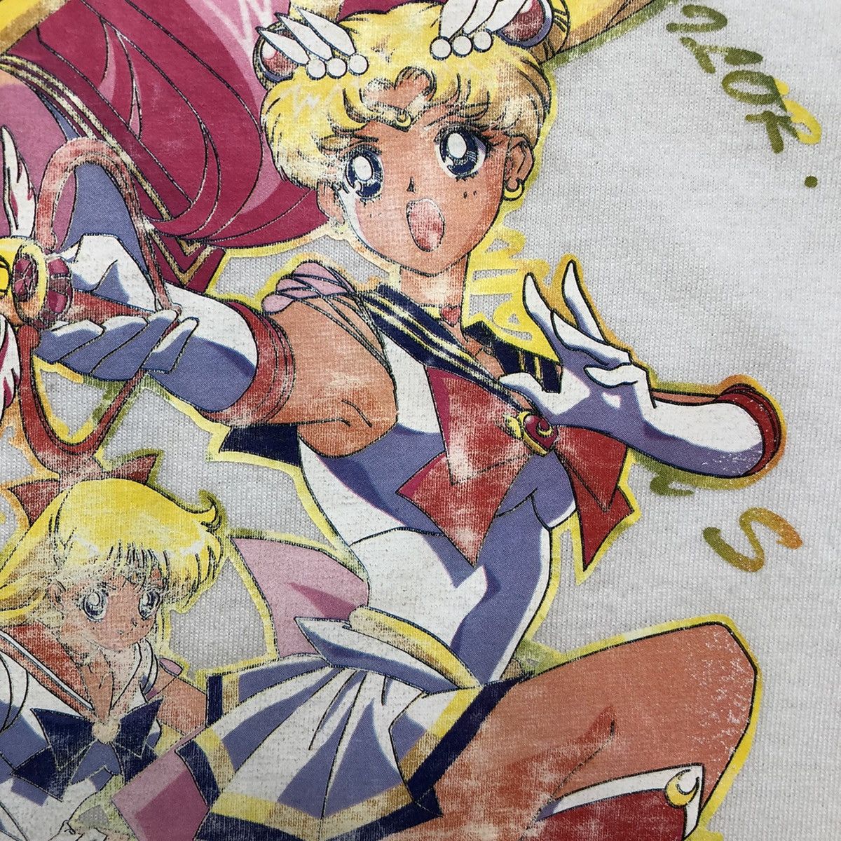Anime Vintage 90s Sailor Moon Shirt Graphic Short Sleeve Anime Tee Size US M / EU 48-50 / 2 - 3 Thumbnail