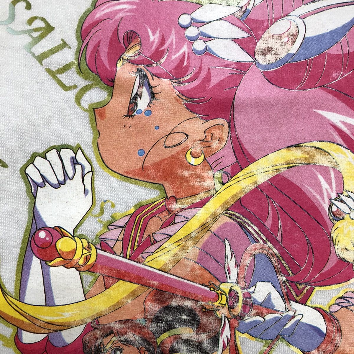 Anime Vintage 90s Sailor Moon Shirt Graphic Short Sleeve Anime Tee Size US M / EU 48-50 / 2 - 4 Thumbnail