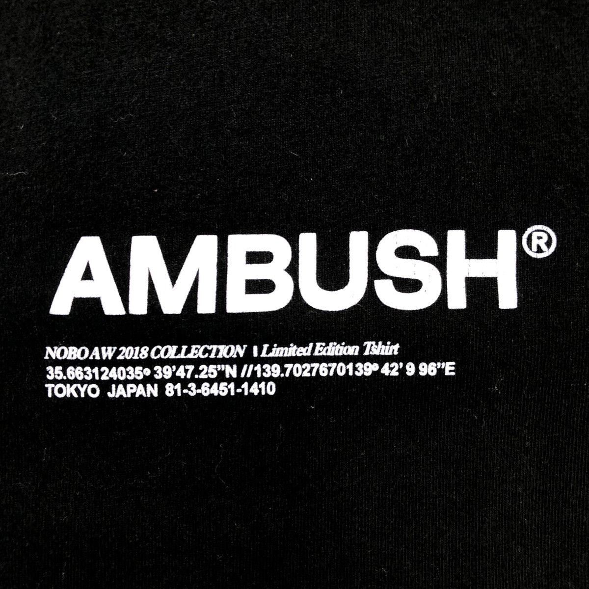 Ambush Design Ambush NOBO AW 2018 Collection Limited Edition Tee T Shirt Size US M / EU 48-50 / 2 - 2 Thumbnail