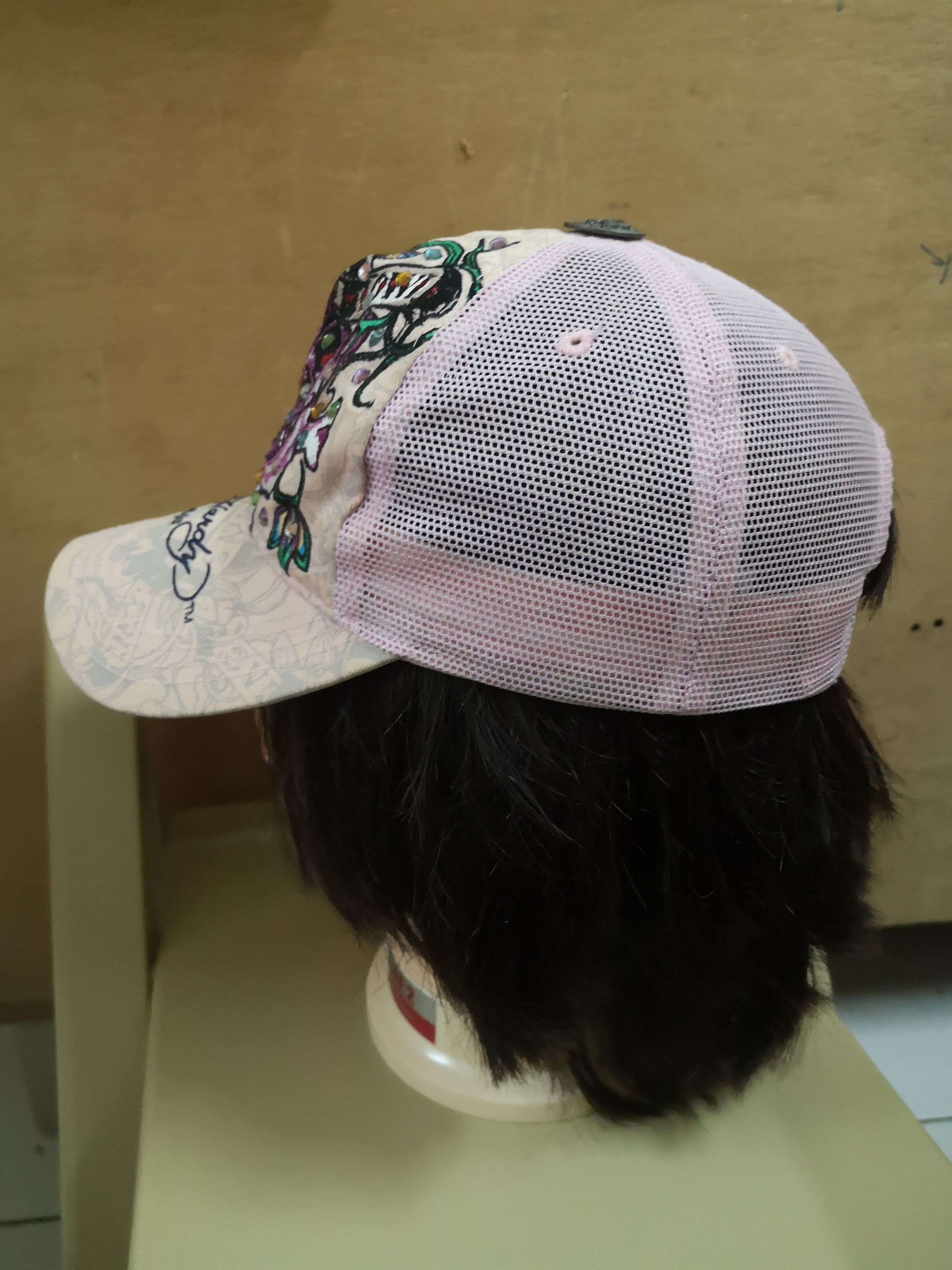 Christian Audigier × Ed Hardy Ed Hardy Skull Trucker Hats Size ONE SIZE - 3 Thumbnail