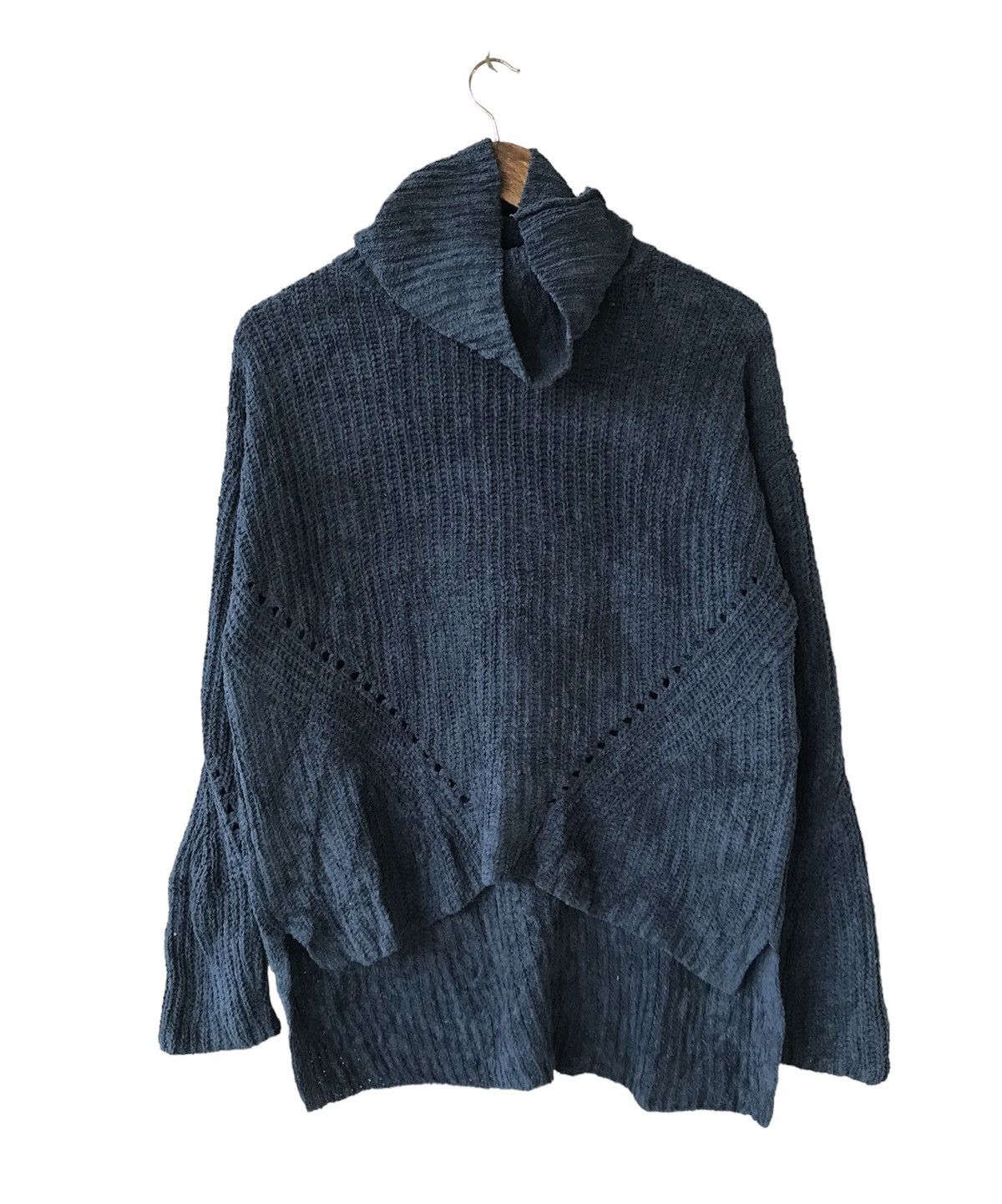 20471120 × Beauty Beast RARE TITICACA KNITWEAR JACKET SHAGGY STYLE KURT COBAIN Size US M / EU 48-50 / 2 - 1 Thumbnail