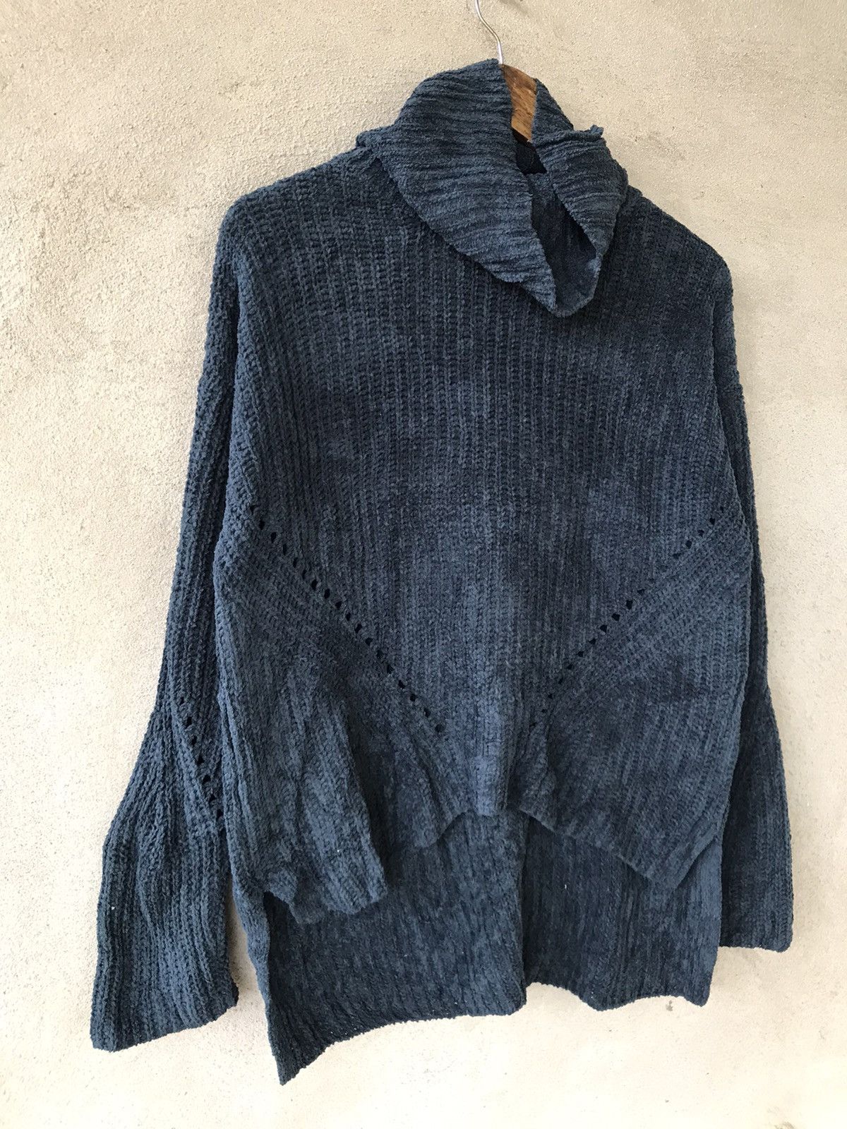 20471120 × Beauty Beast RARE TITICACA KNITWEAR JACKET SHAGGY STYLE KURT COBAIN Size US M / EU 48-50 / 2 - 4 Thumbnail