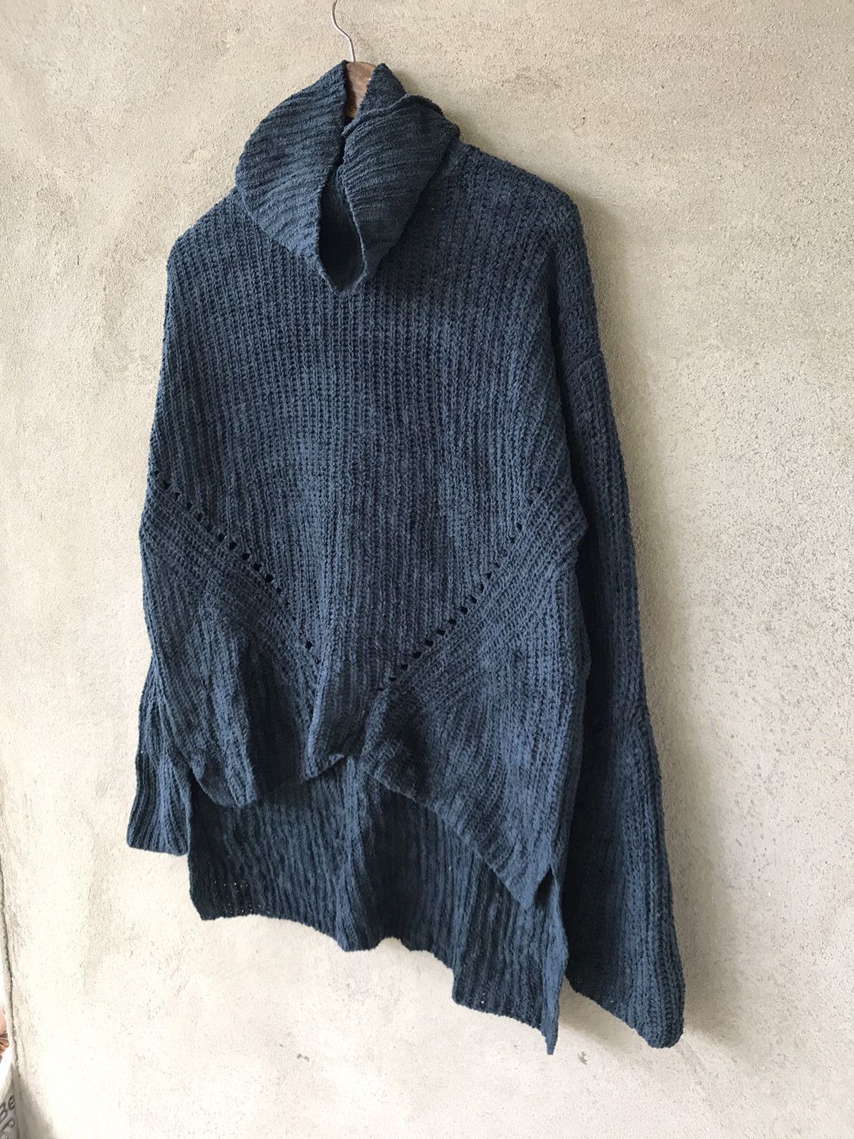 20471120 × Beauty Beast RARE TITICACA KNITWEAR JACKET SHAGGY STYLE KURT COBAIN Size US M / EU 48-50 / 2 - 3 Thumbnail
