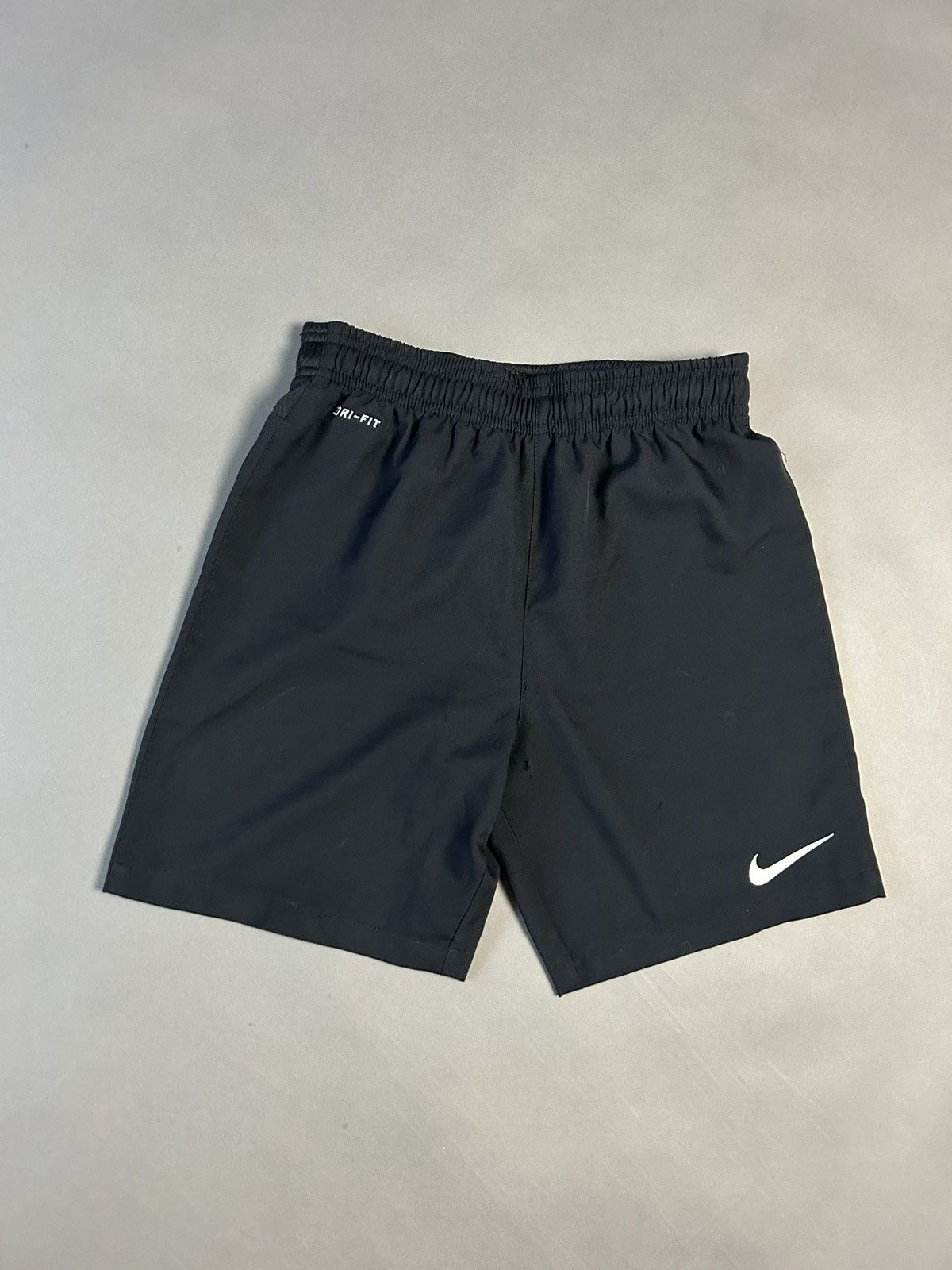 Nike × Vintage Nike vintage black shorts small swoosh 2000s Size US 28 / EU 44 - 1 Thumbnail