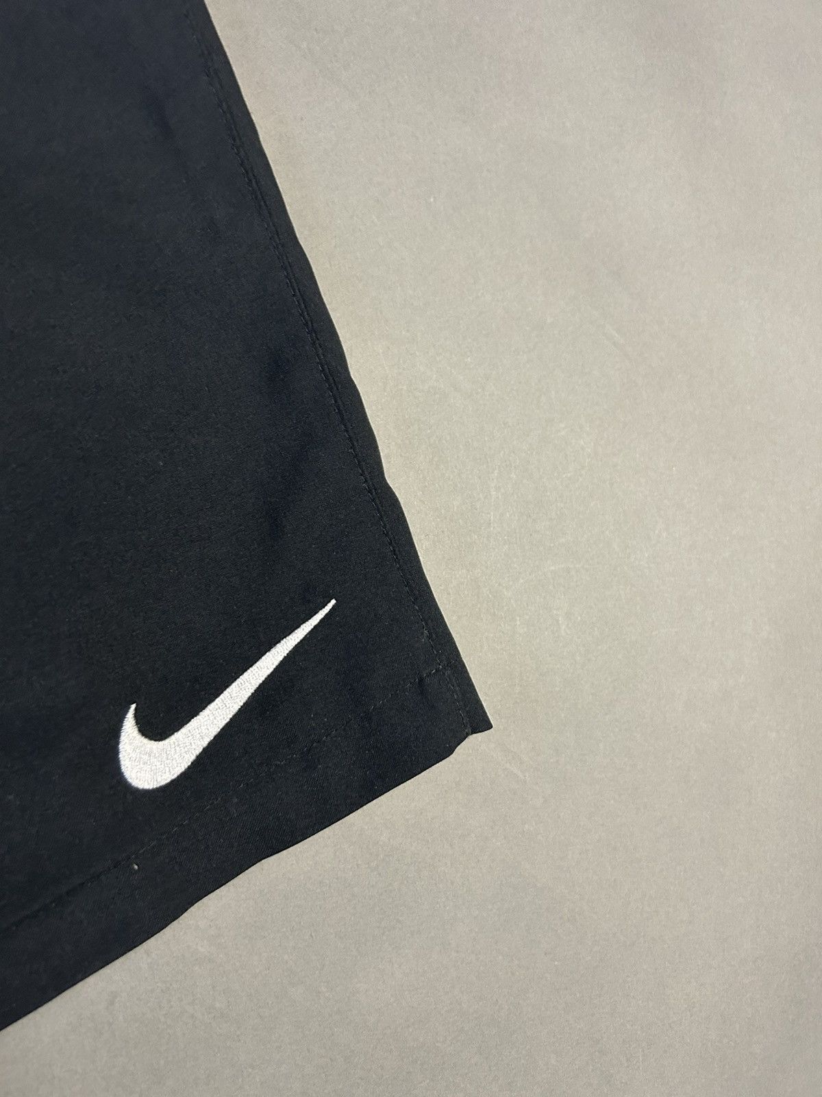 Nike × Vintage Nike vintage black shorts small swoosh 2000s Size US 28 / EU 44 - 3 Thumbnail
