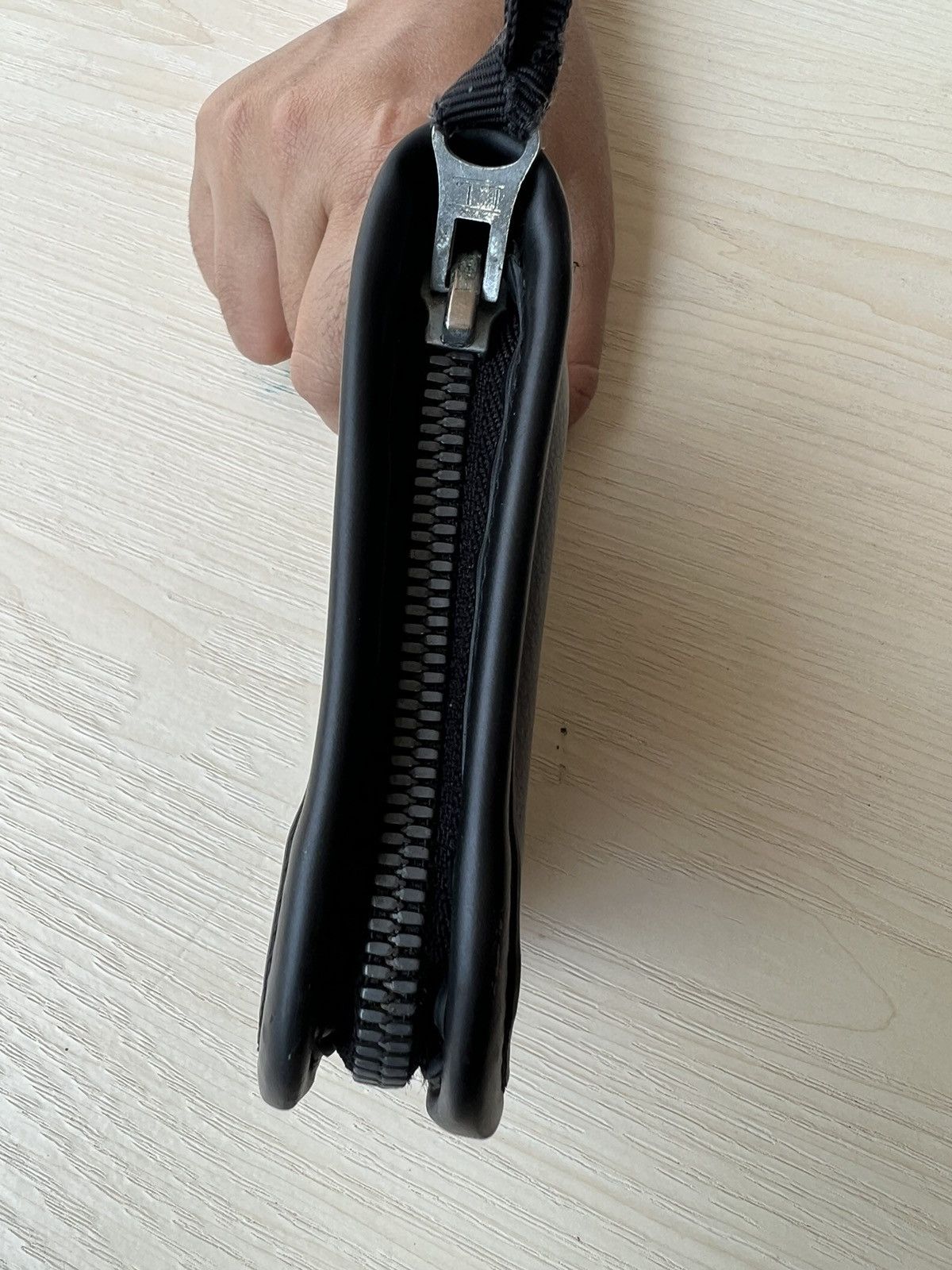 ぶんぶんページ Vintage Luggage Label by Yoshida & Co. Japan Zipper Wallet