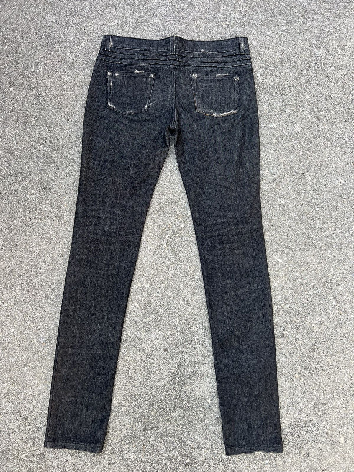 Nicolas Andreas Taralis × Vintage SS 07 Nicholas Andreas Taralis Sun Fade Black Denim Jeans Size US 30 / EU 46 - 5 Thumbnail
