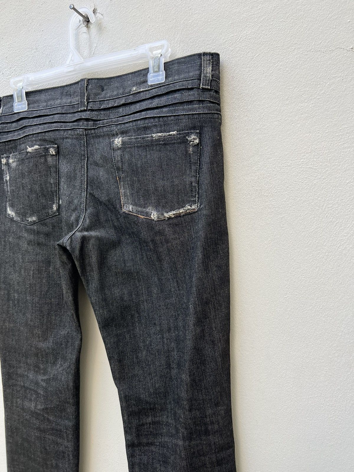 Nicolas Andreas Taralis × Vintage SS 07 Nicholas Andreas Taralis Sun Fade Black Denim Jeans Size US 30 / EU 46 - 18 Thumbnail