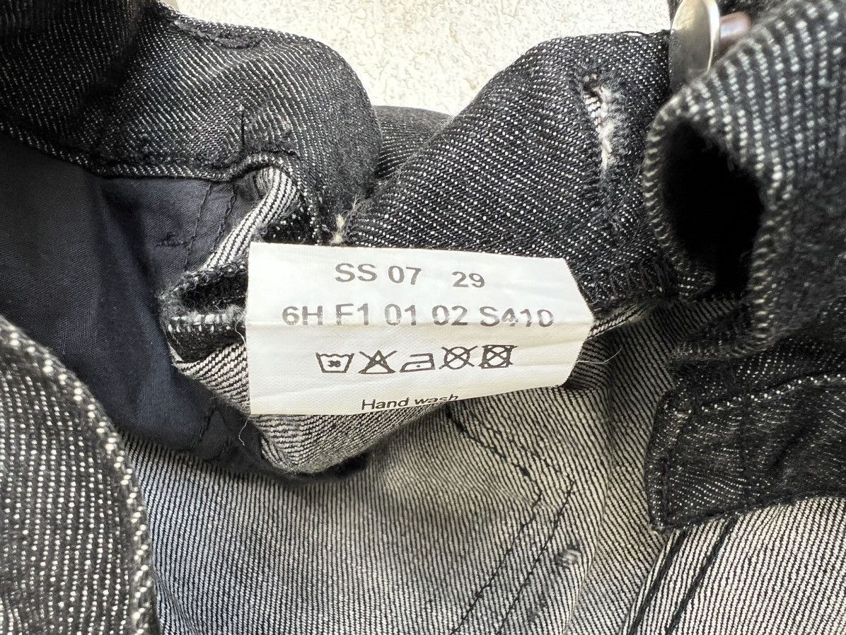 Nicolas Andreas Taralis × Vintage SS 07 Nicholas Andreas Taralis Sun Fade Black Denim Jeans Size US 30 / EU 46 - 25 Thumbnail
