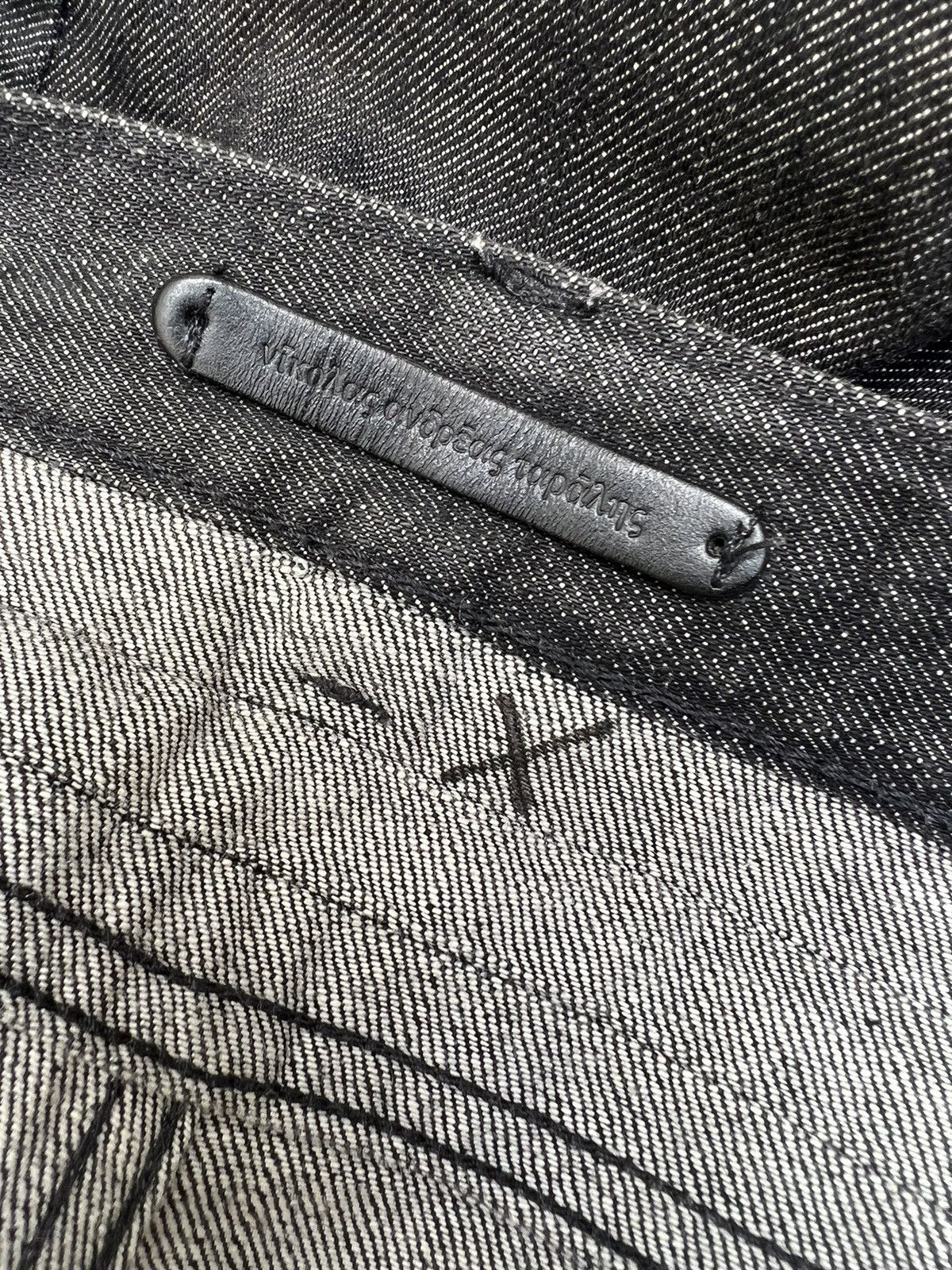 Nicolas Andreas Taralis × Vintage SS 07 Nicholas Andreas Taralis Sun Fade Black Denim Jeans Size US 30 / EU 46 - 22 Thumbnail