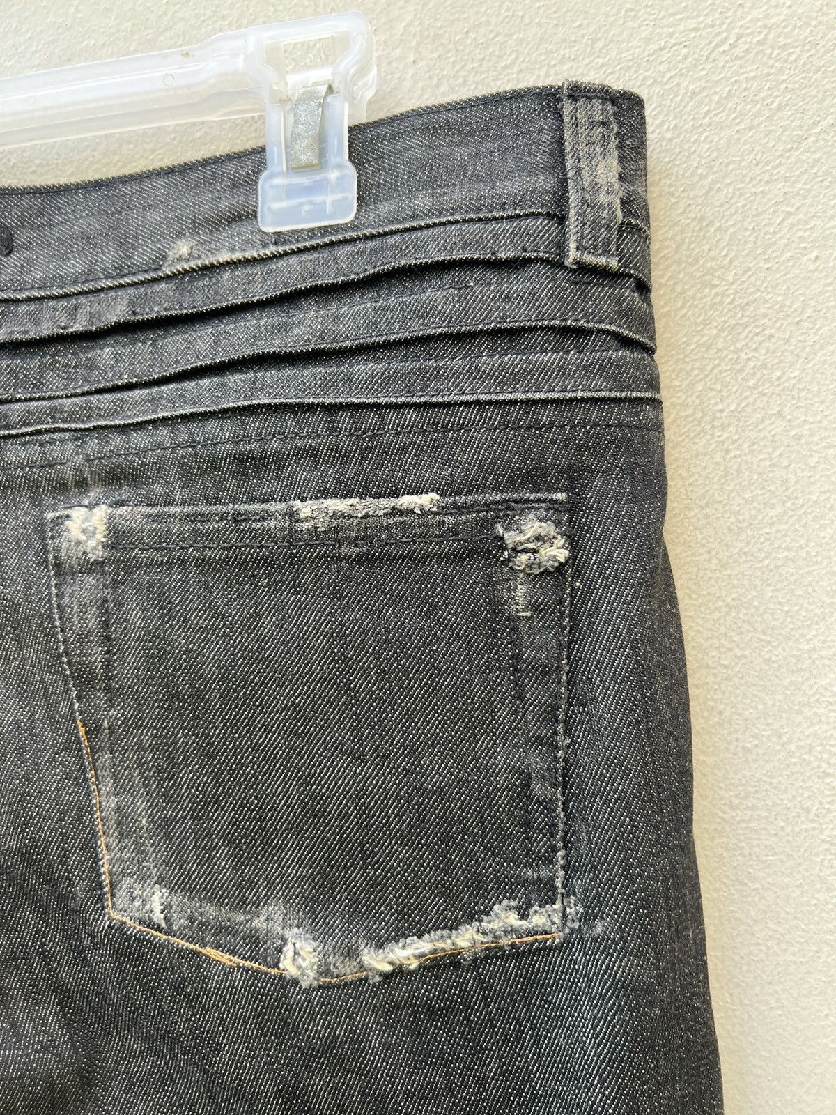 Nicolas Andreas Taralis × Vintage SS 07 Nicholas Andreas Taralis Sun Fade Black Denim Jeans Size US 30 / EU 46 - 19 Thumbnail