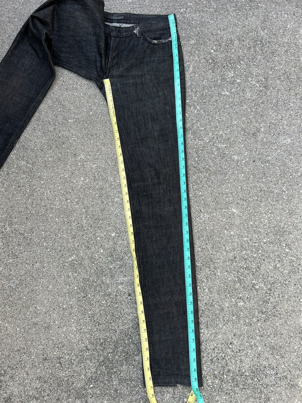 Nicolas Andreas Taralis × Vintage SS 07 Nicholas Andreas Taralis Sun Fade Black Denim Jeans Size US 30 / EU 46 - 4 Thumbnail