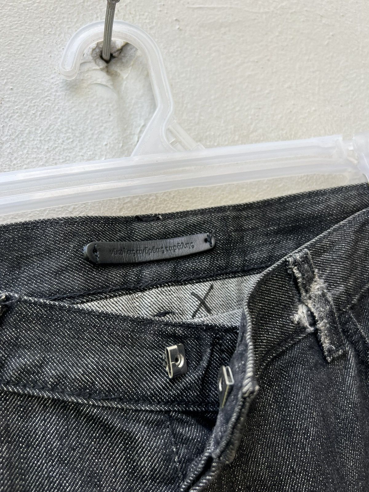Nicolas Andreas Taralis × Vintage SS 07 Nicholas Andreas Taralis Sun Fade Black Denim Jeans Size US 30 / EU 46 - 7 Thumbnail
