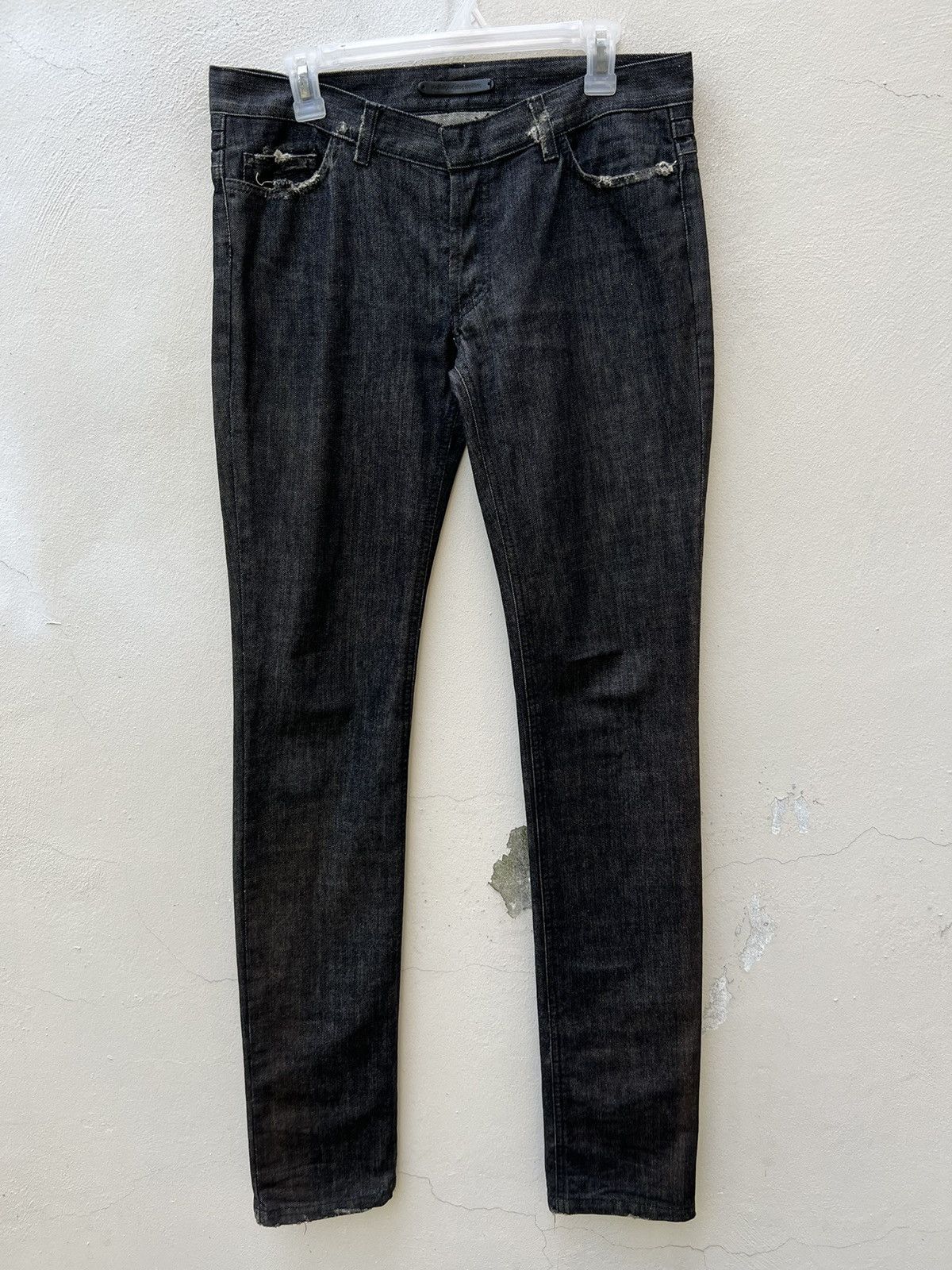 Nicolas Andreas Taralis × Vintage SS 07 Nicholas Andreas Taralis Sun Fade Black Denim Jeans Size US 30 / EU 46 - 6 Thumbnail