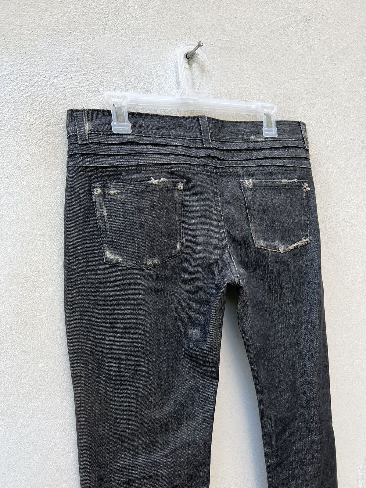 Nicolas Andreas Taralis × Vintage SS 07 Nicholas Andreas Taralis Sun Fade Black Denim Jeans Size US 30 / EU 46 - 15 Thumbnail