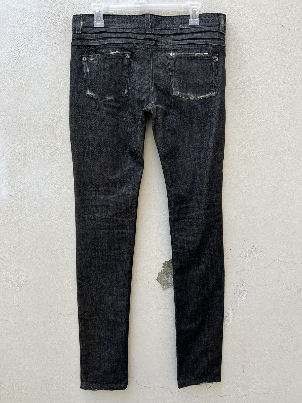 Nicolas Andreas Taralis × Vintage SS 07 Nicholas Andreas Taralis Sun Fade Black Denim Jeans Size US 30 / EU 46 - 14 Thumbnail