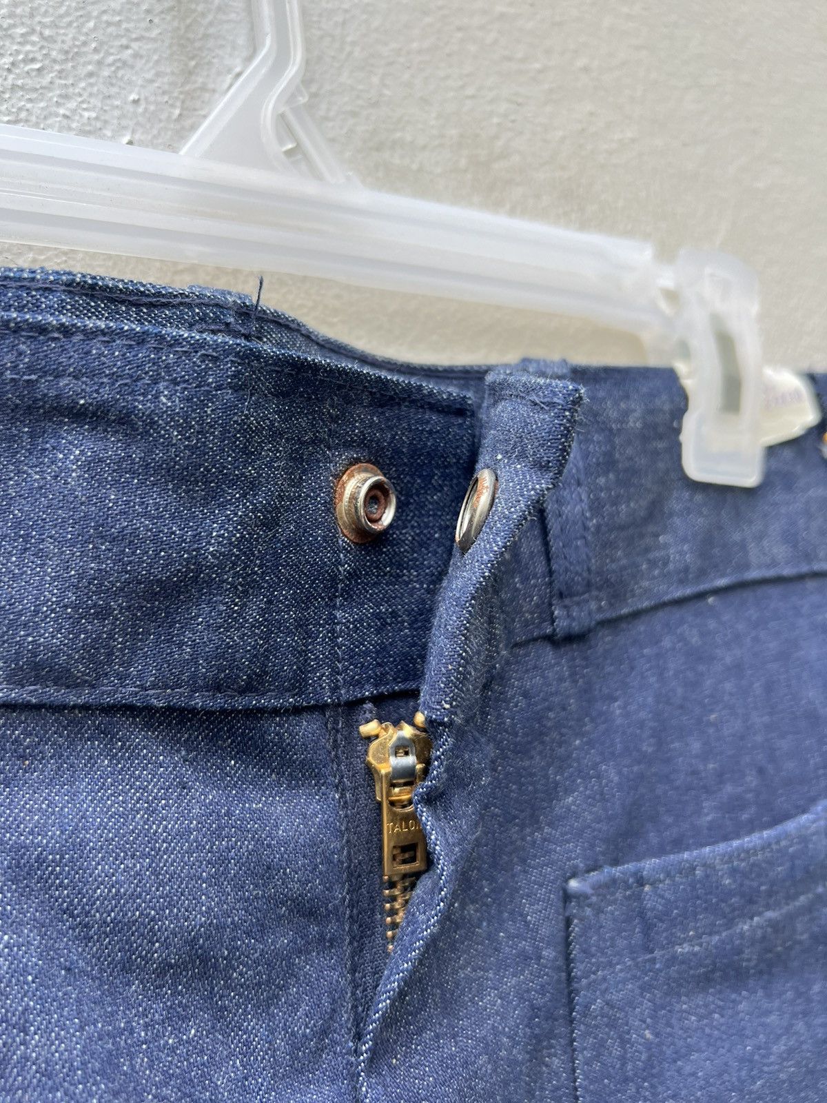 Vintage 50s 60s Seafarer Cone Denim Sanforized Super Flare Jeans Size US 29 - 7 Thumbnail
