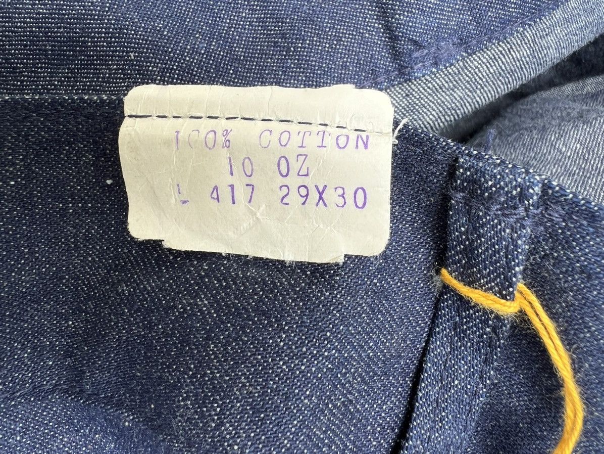 Vintage 50s 60s Seafarer Cone Denim Sanforized Super Flare Jeans Size US 29 - 19 Thumbnail