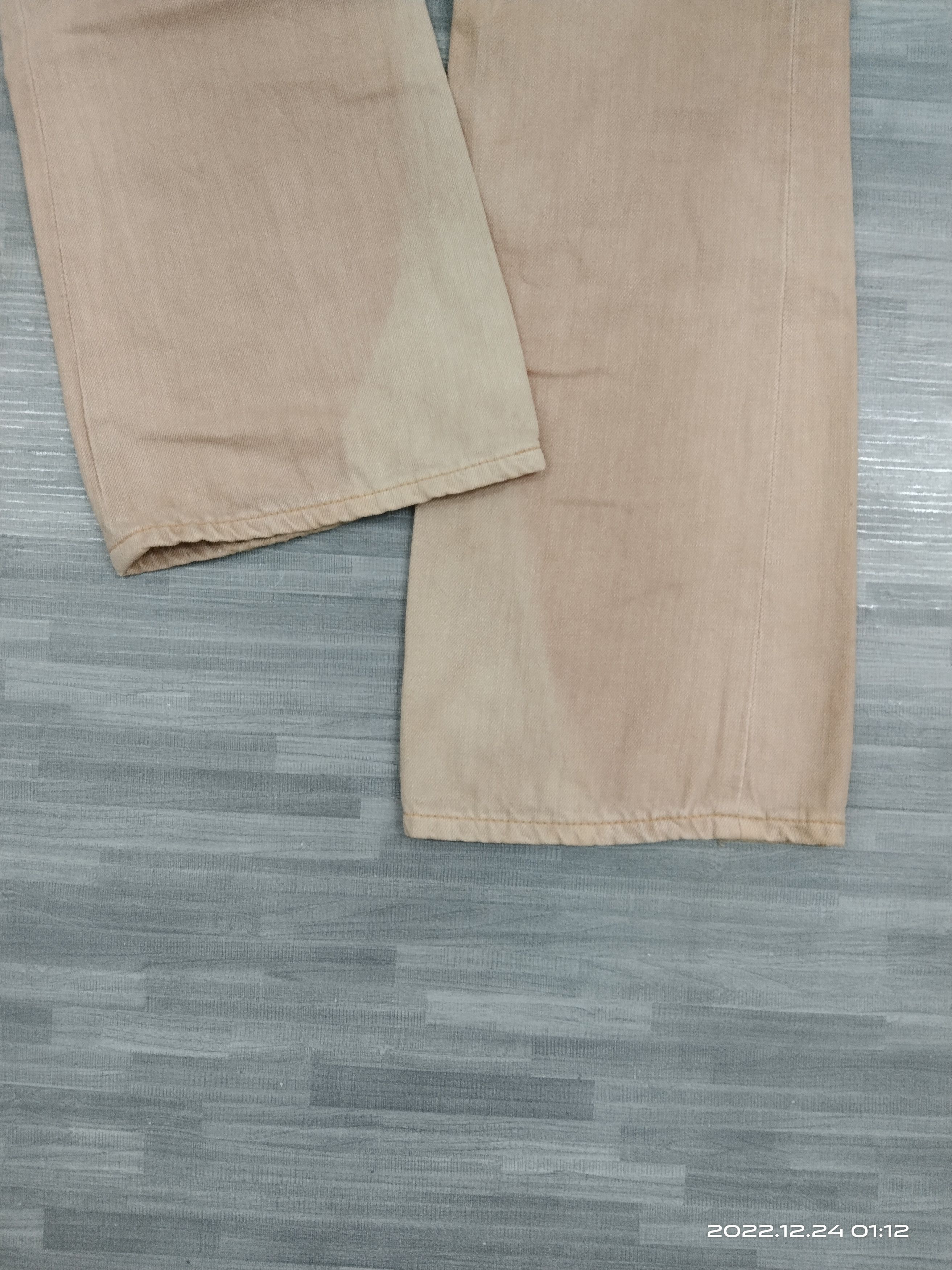 Vintage FLARE🔥SICK WASHED PEACH 503 EDWIN DENIM PANTS Size US 30 / EU 46 - 6 Thumbnail